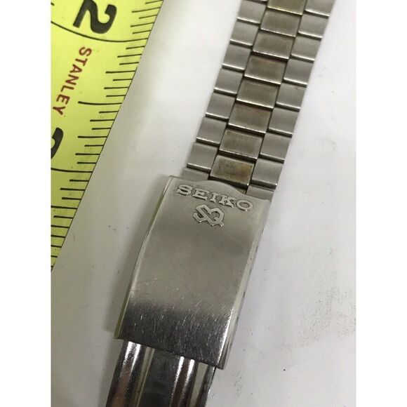 Seiko Links Parts Partial Band Bracelet Men’s Woman’s Authentic 18mm P349 - Picture 2 of 6